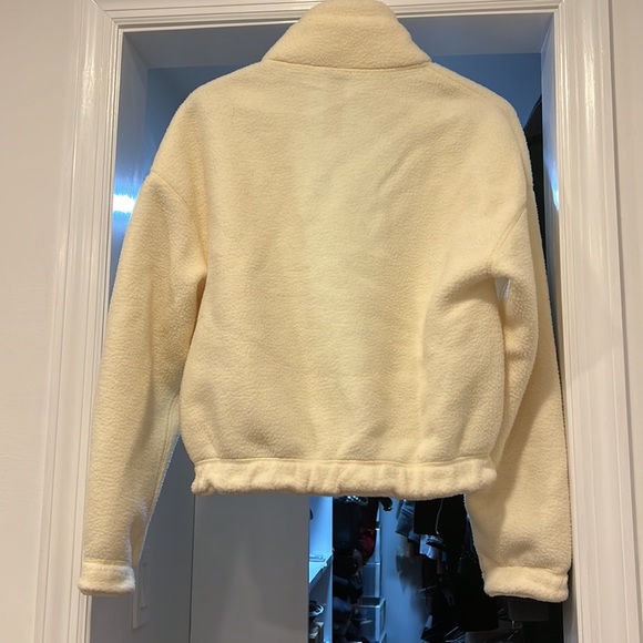 Gymshark - Sherpa Cream Zip Up Jacket - Picture 3 of 3